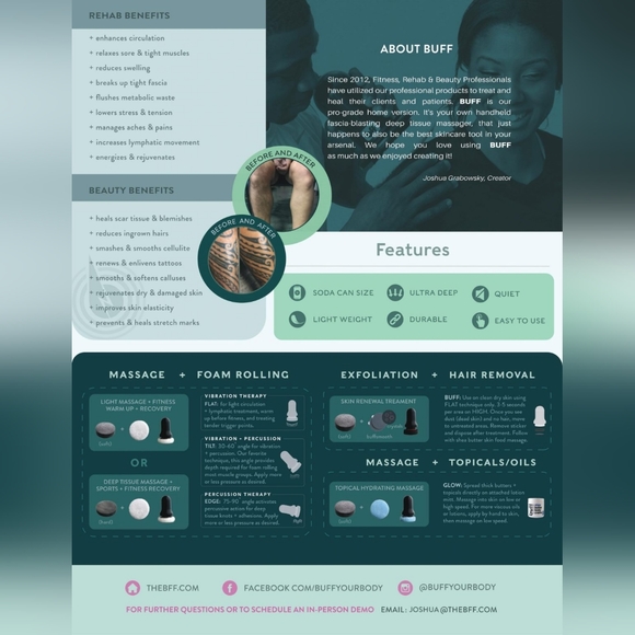 Buff fitness+ Electric Foam Rollers - Picture 3 of 7